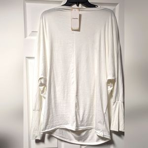 White oversized shirt